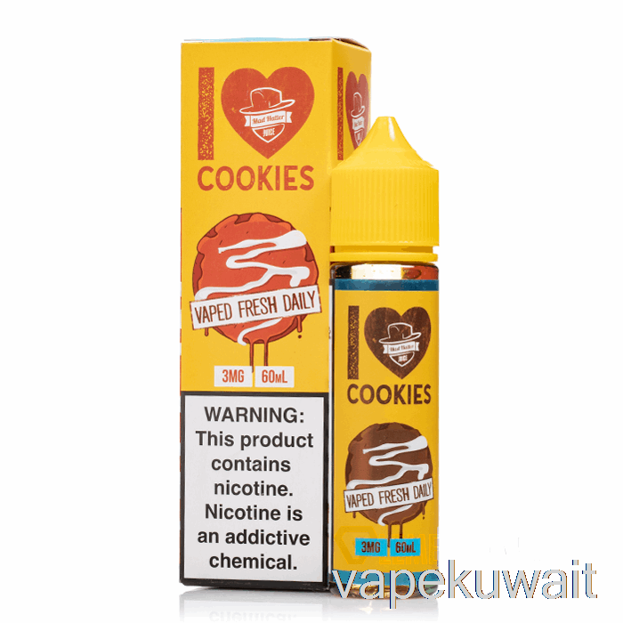 أنا أحب ملفات تعريف الارتباط - عصير ماد هاتر - 60 مل 0 ملغ Vape Pod Kits